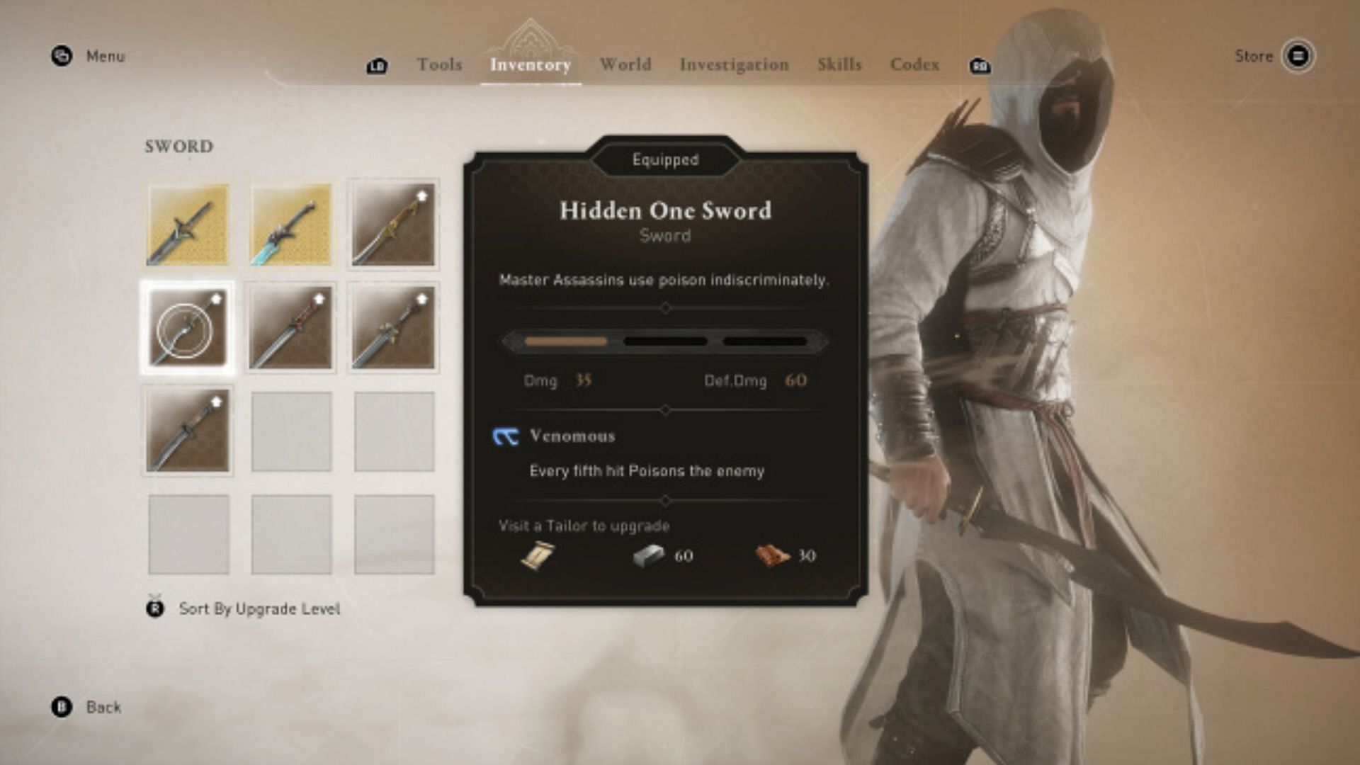 Hidden one sword (Image via Ubisoft)