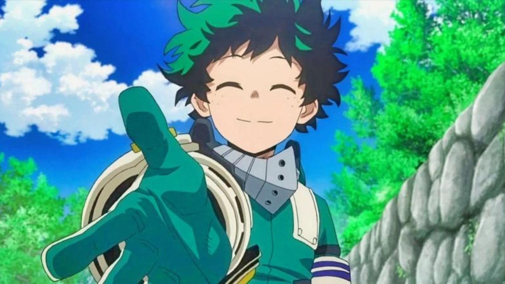 Izuku Midoriya as shown in anime (Image via Studio Bones)