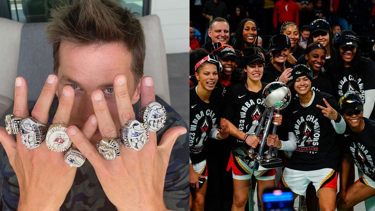  Tom Brady adds another championship ring to his trophy room but this time as a team owner of the Las Vegas Aces