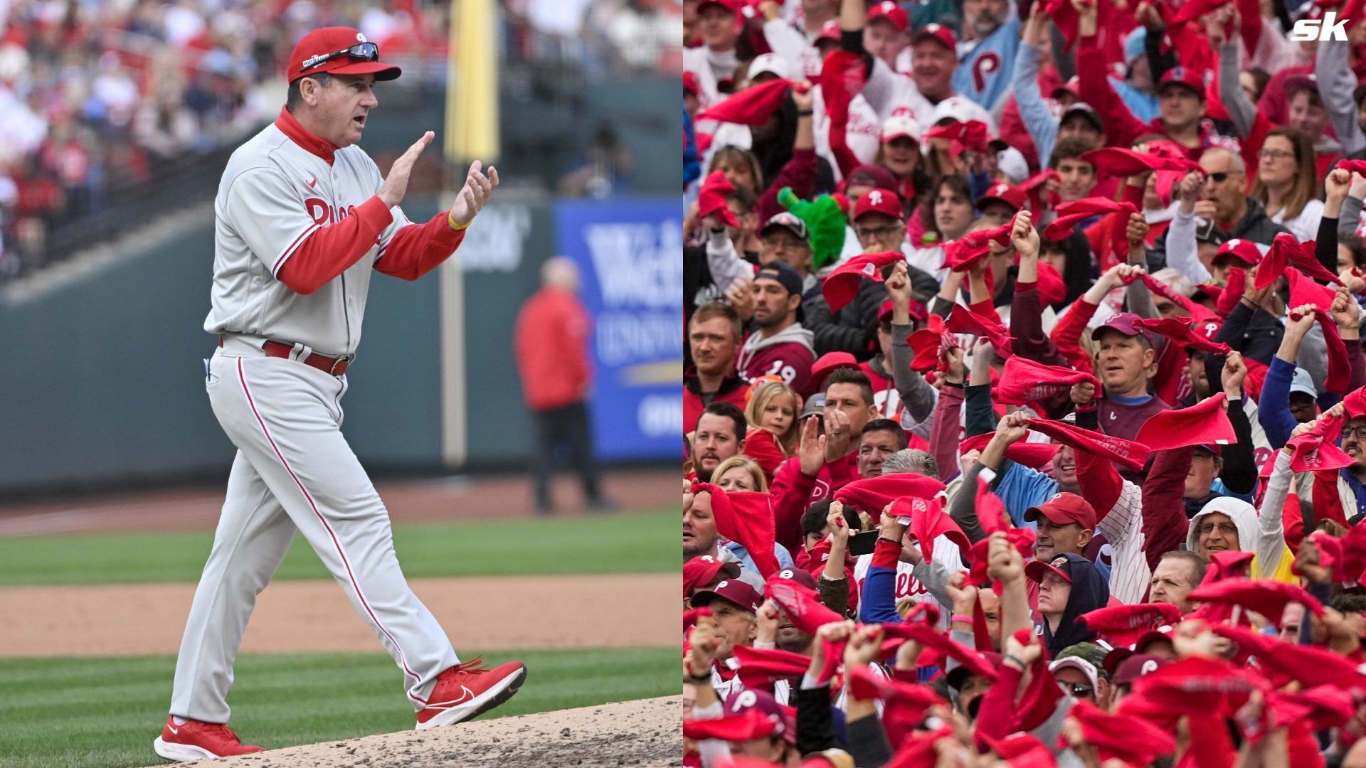 Fan Lineup for NLCS Game 1 at Citizens Bank Park