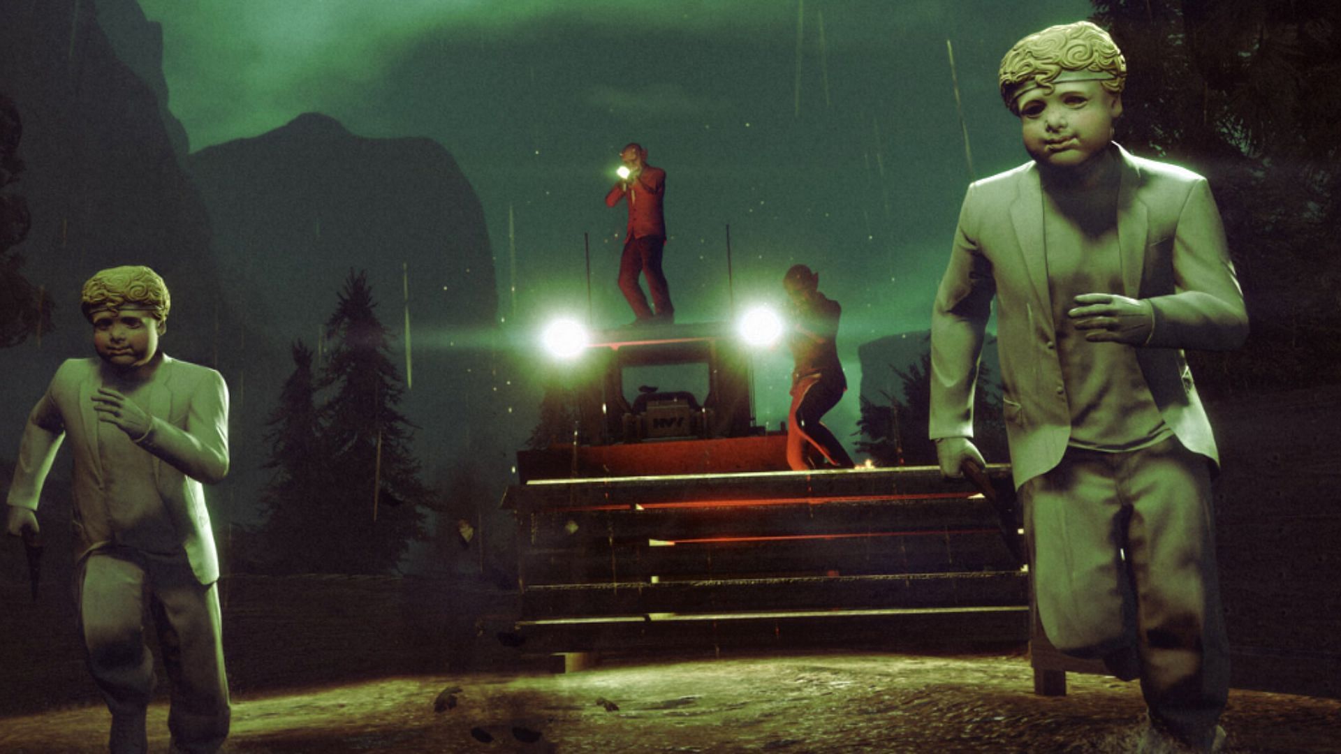 Devils attacking Angels at night (Image via Rockstar Games)