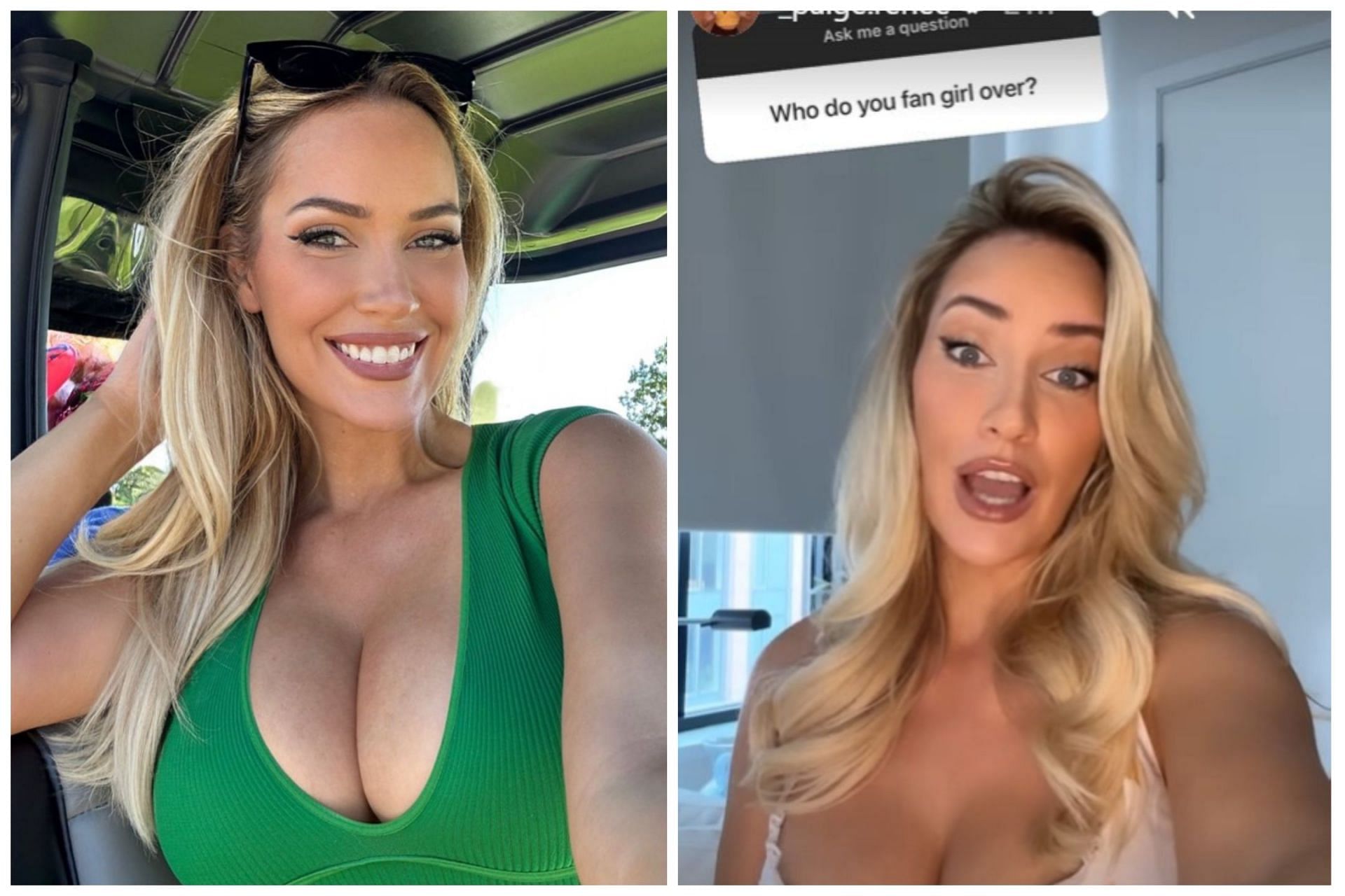 Paige Spiranac revealed her fangirl moment with Tiger Woods (image via www.instagram.com/_paige.renee)