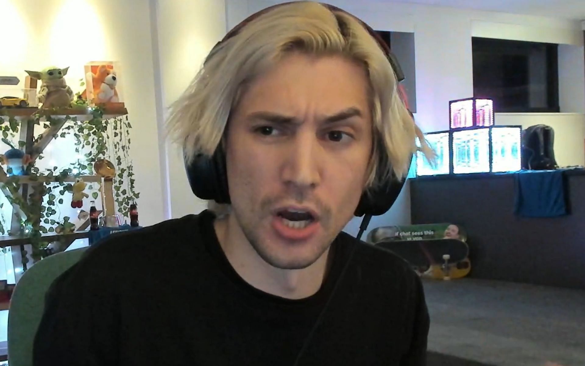 xQc talks about &quot;stealing&quot; components from a $15,000 streaming PC (Image via xQc/Twitch)