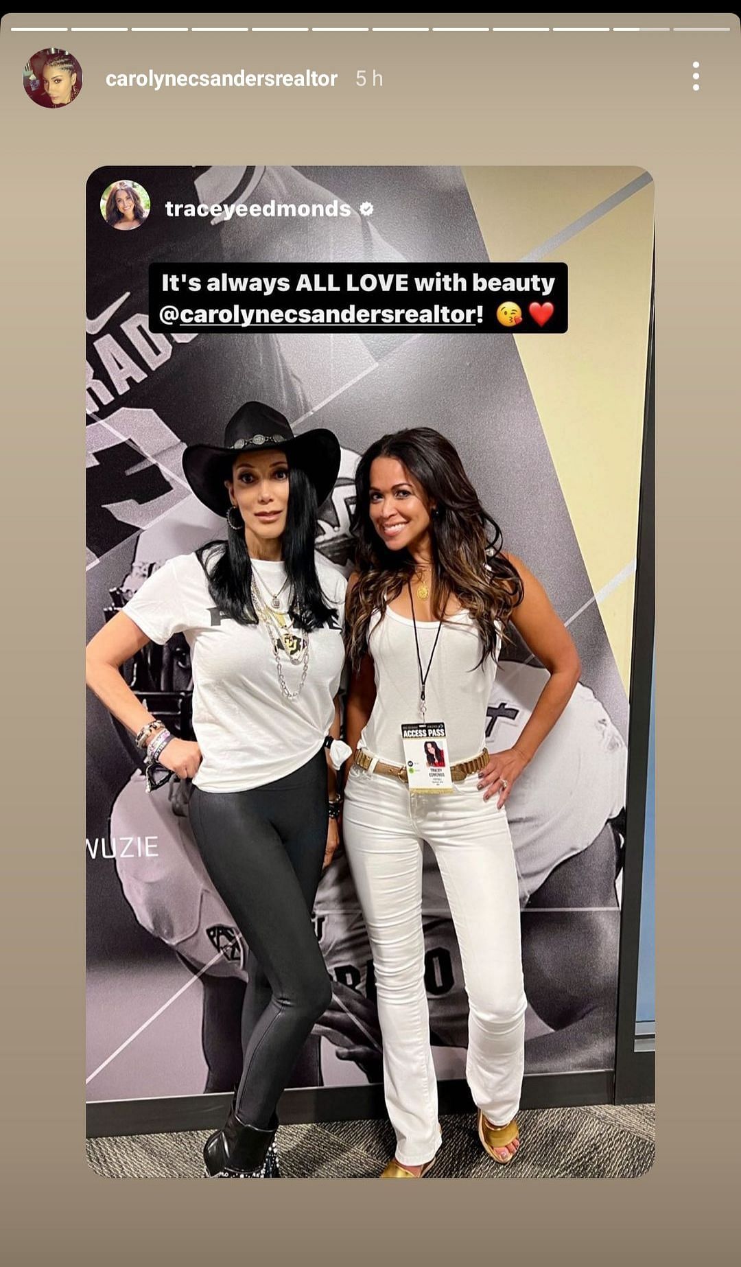 Deion Sanders' ex-wife Carolyn Chambers Sanders meets his current