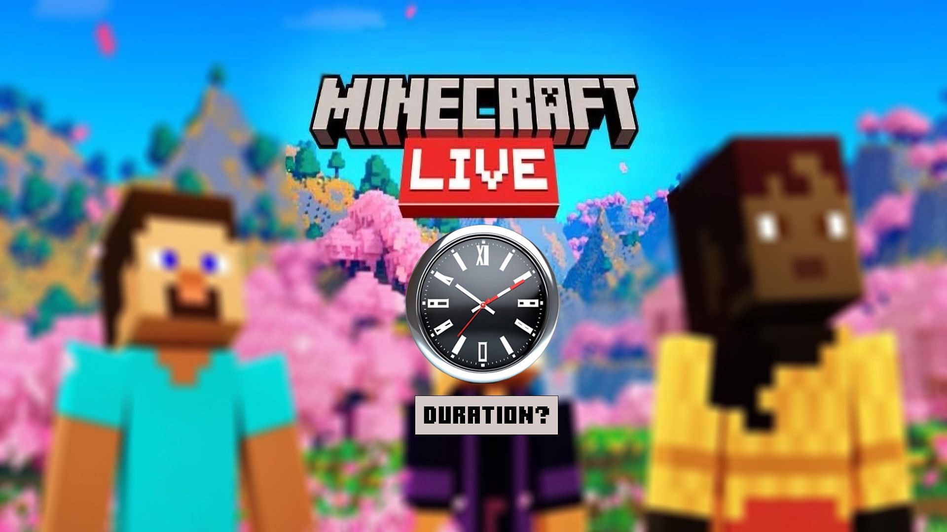 Learn about details about the duration of Minecraft Live (Image via Mojang)