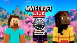 How long is Minecraft Live 2023 going to be