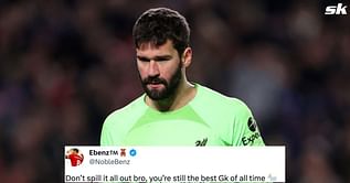"Keep it a secret" "Don't spill it all out" - Liverpool fans react as Alisson Becker opens up on his goalkeeping style and method