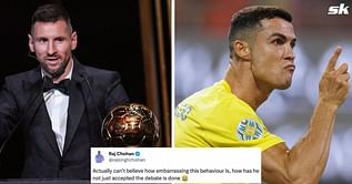 "So insecure" "He's finito" - Fans slam 'embarrassing' Cristiano Ronaldo as he likes post claiming Lionel Messi went to Inter Miami to retire