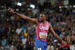 Noah Lyles responds to fan's question on being cocky before a race