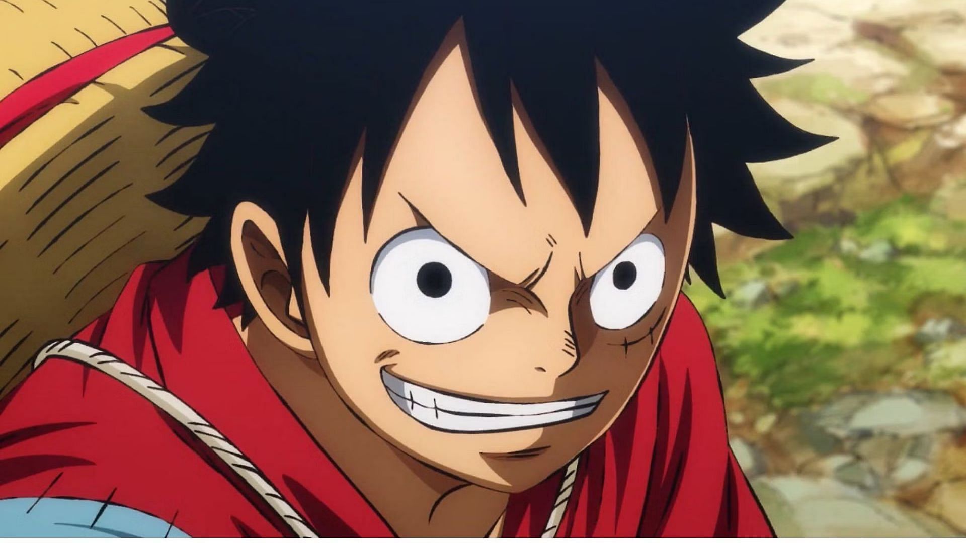 Monkey D. Luffy as shown in anime (Image via Studio Toei Animation)