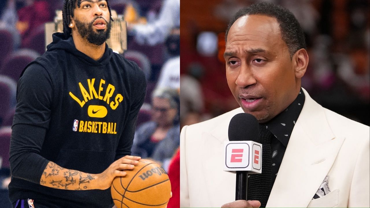 Anthony Davis (L) Stephen A. Smith (R)