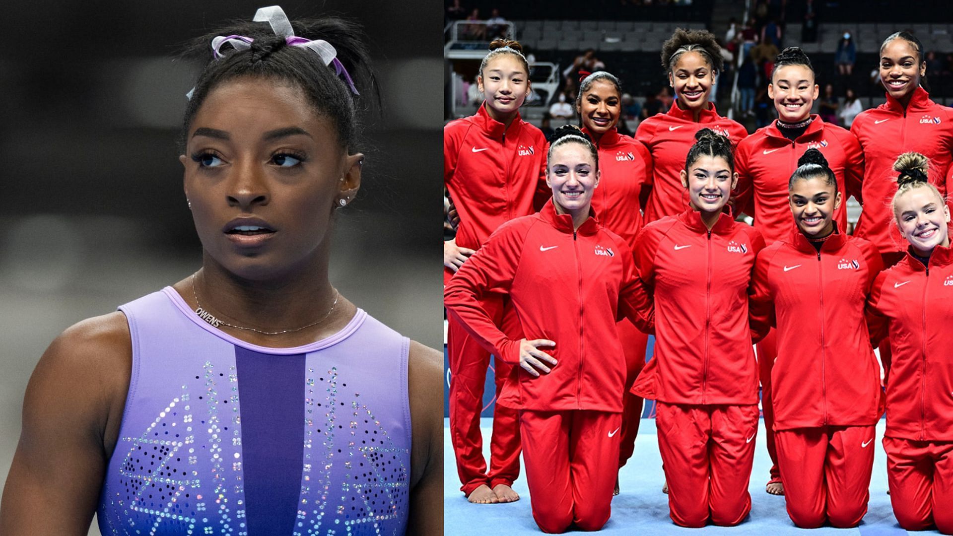 Team USA and Simone Biles (Image via Sportskeeda)