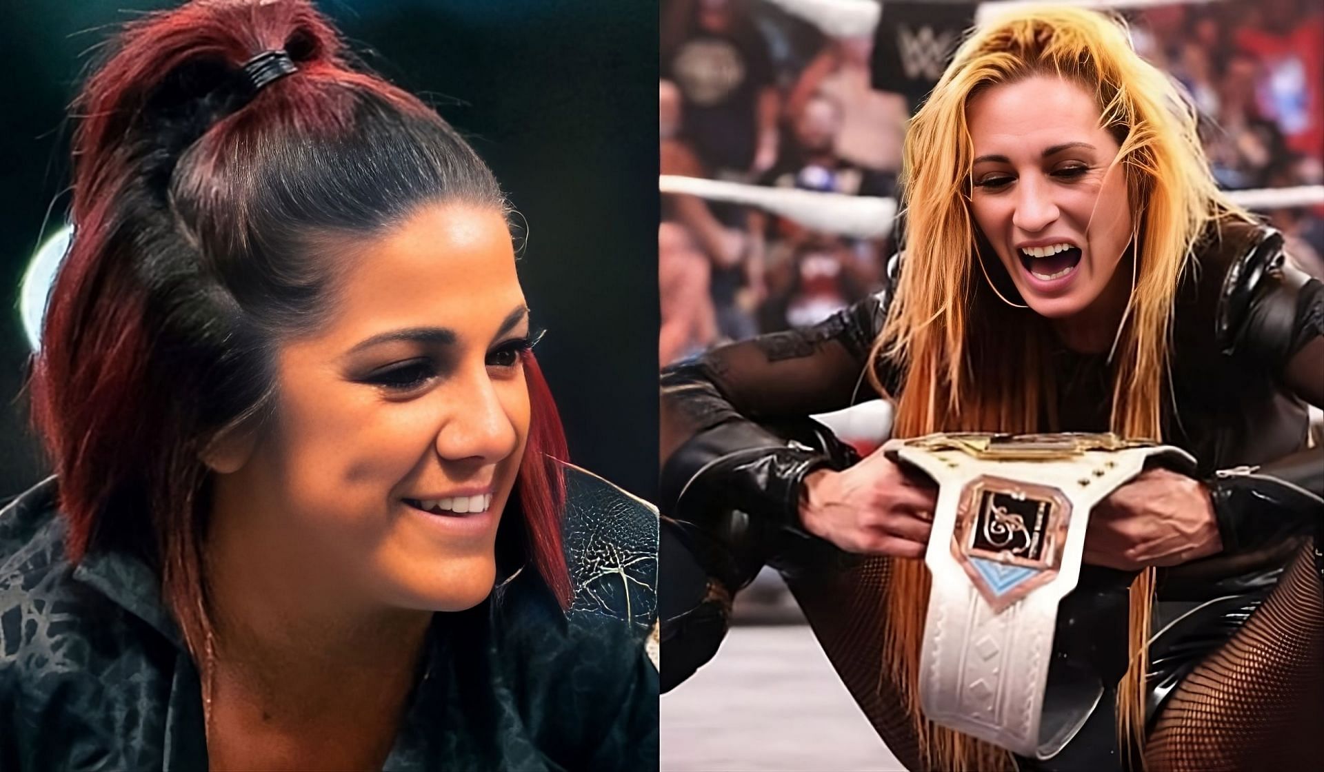 Bayley(left) and Becky Lynch(right)  
