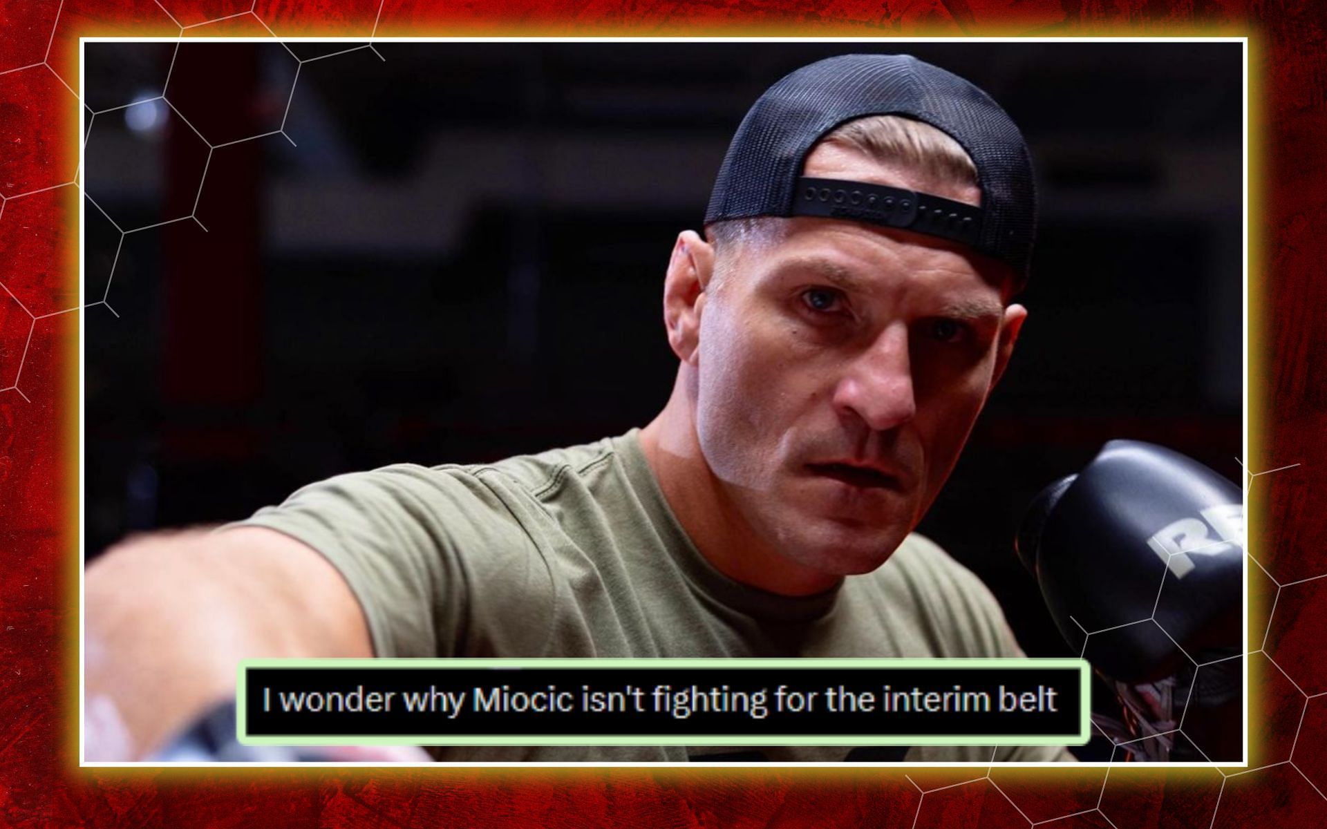 Former UFC heavyweight champion Stipe Miocic