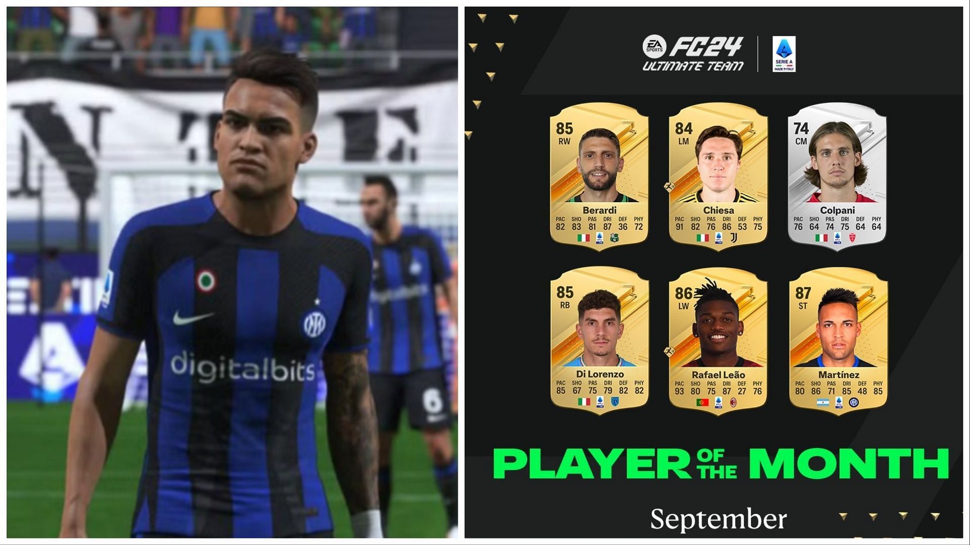 The Serie A POTM nominees have been revealed (Images via EA Sports)