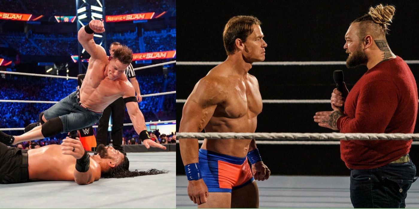 John Cena squared off against a variety of big names in his last five PLE matches. 