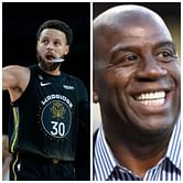 "The unstoppable debate" - Steph Curry dishes laid-back reply to Magic Johnson's disagreement with 'greatest PG' moniker