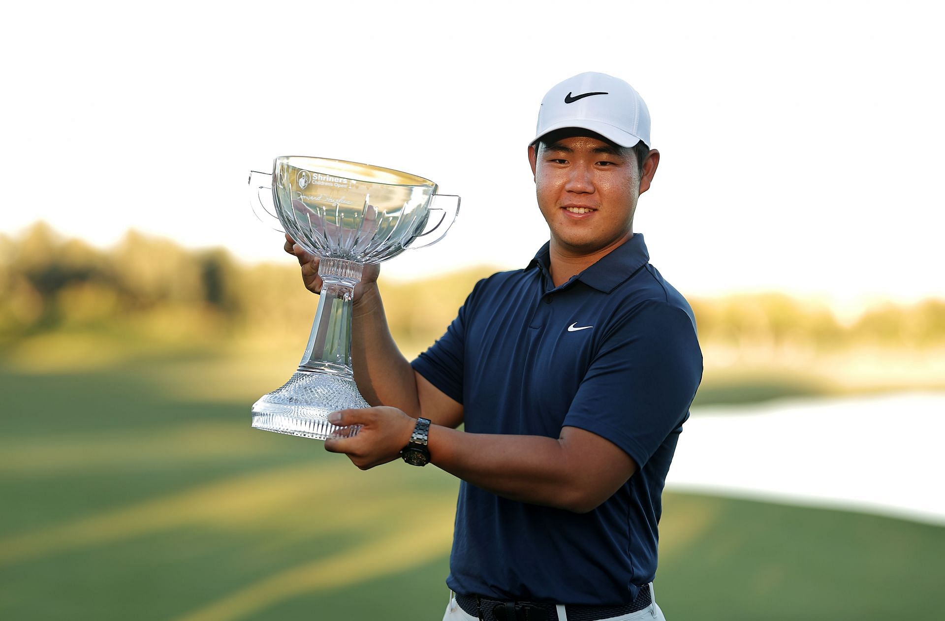 How much did Tom Kim win at the 2023 Shriners Children’s Open