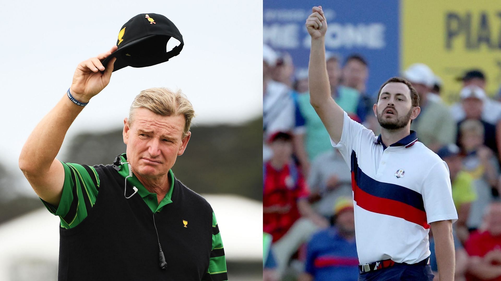 &ldquo;It&rsquo;s all about pride&rdquo;: 4x Major winner Ernie Els claims Ryder Cup should not be about pay after Patrick Cantlay&rsquo;s &lsquo;hat reports&rsquo; (Images via Getty)