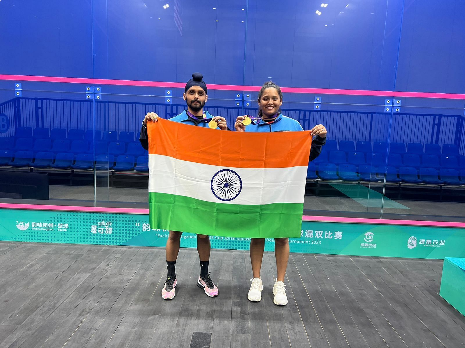India won 5 squash medals in Asian Games 2023: Twitter photo
