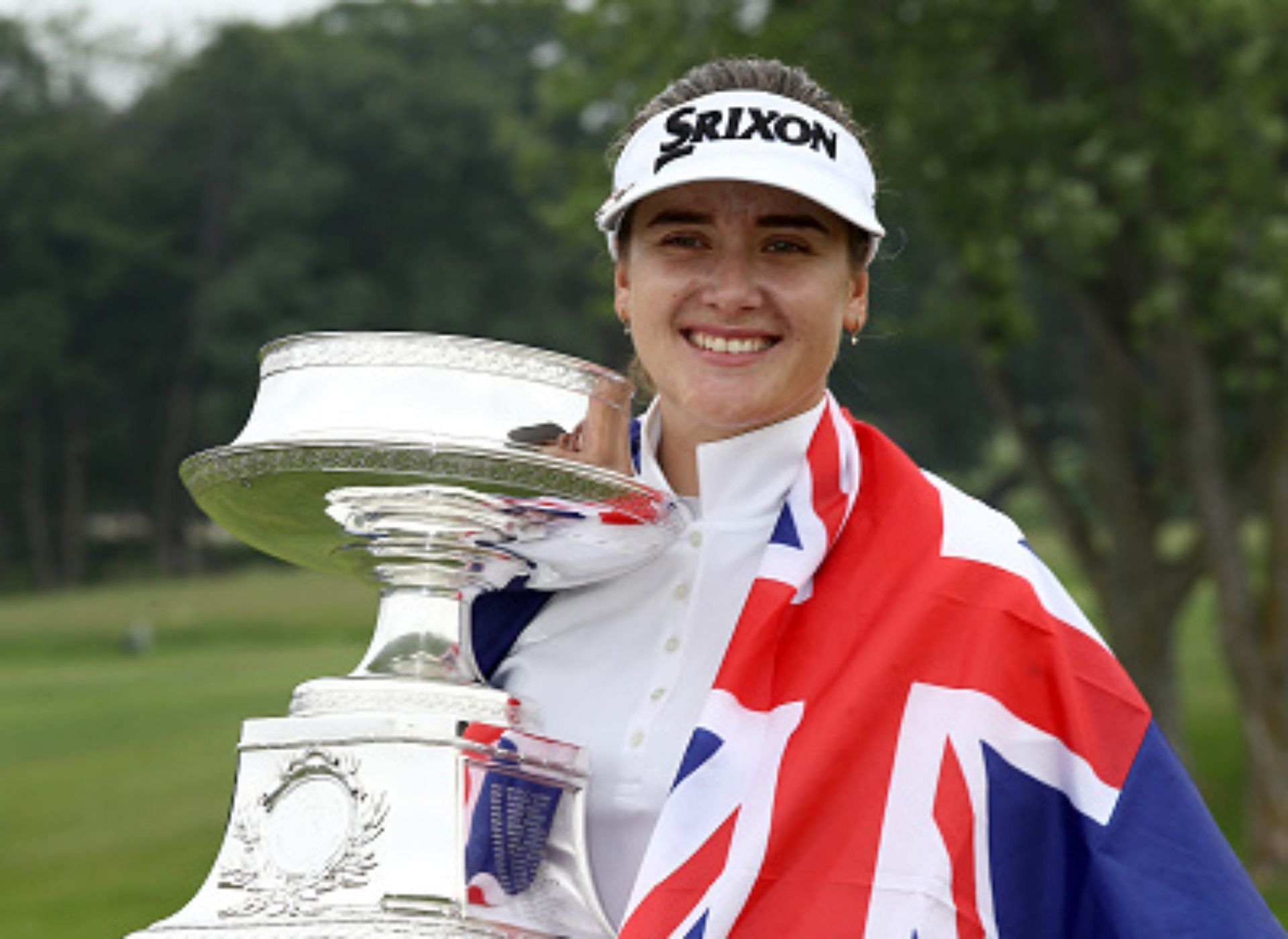 Green with her major trophy (Image via Getty).
