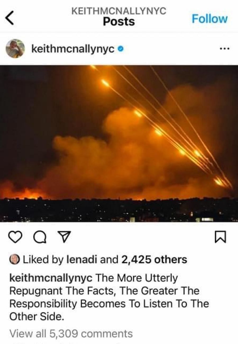 Keith McNally&#039;s deleted post (Image via X/@Tvoyakukla14)