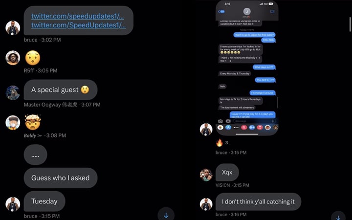 What did BruceDropEmOff allegedly say about Kai Cenat in leaked DMs ...