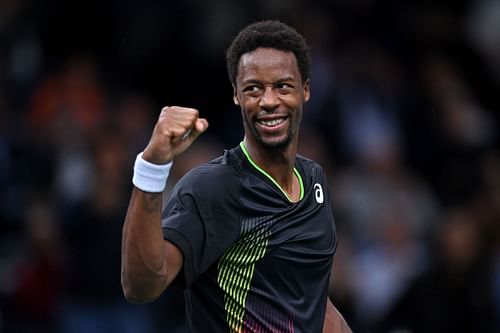 Gael Monfils at the 2021 Rolex Paris Masters