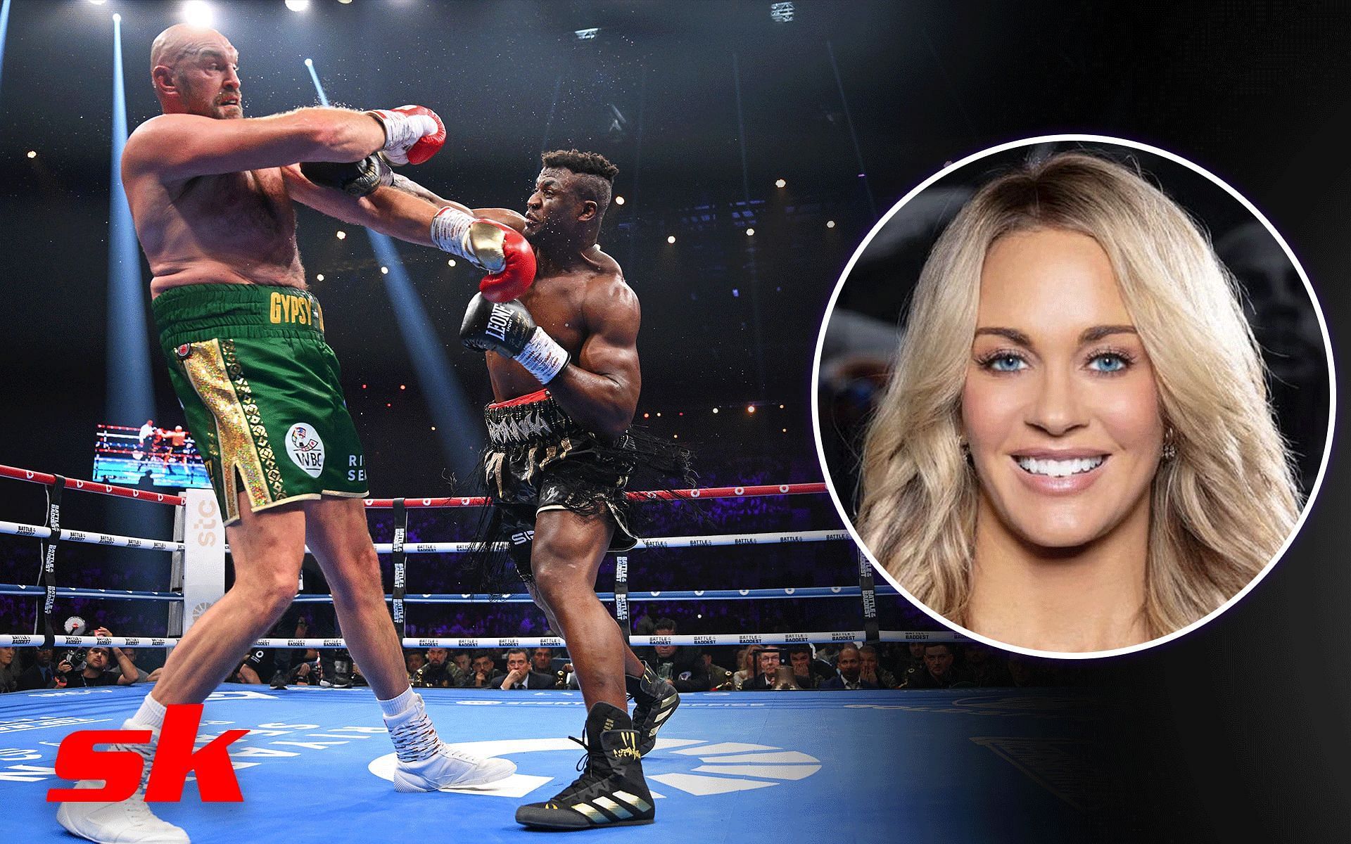 Laura Sanko Gives Two-word Reaction To Francis Ngannou's Blazing Boxing ...