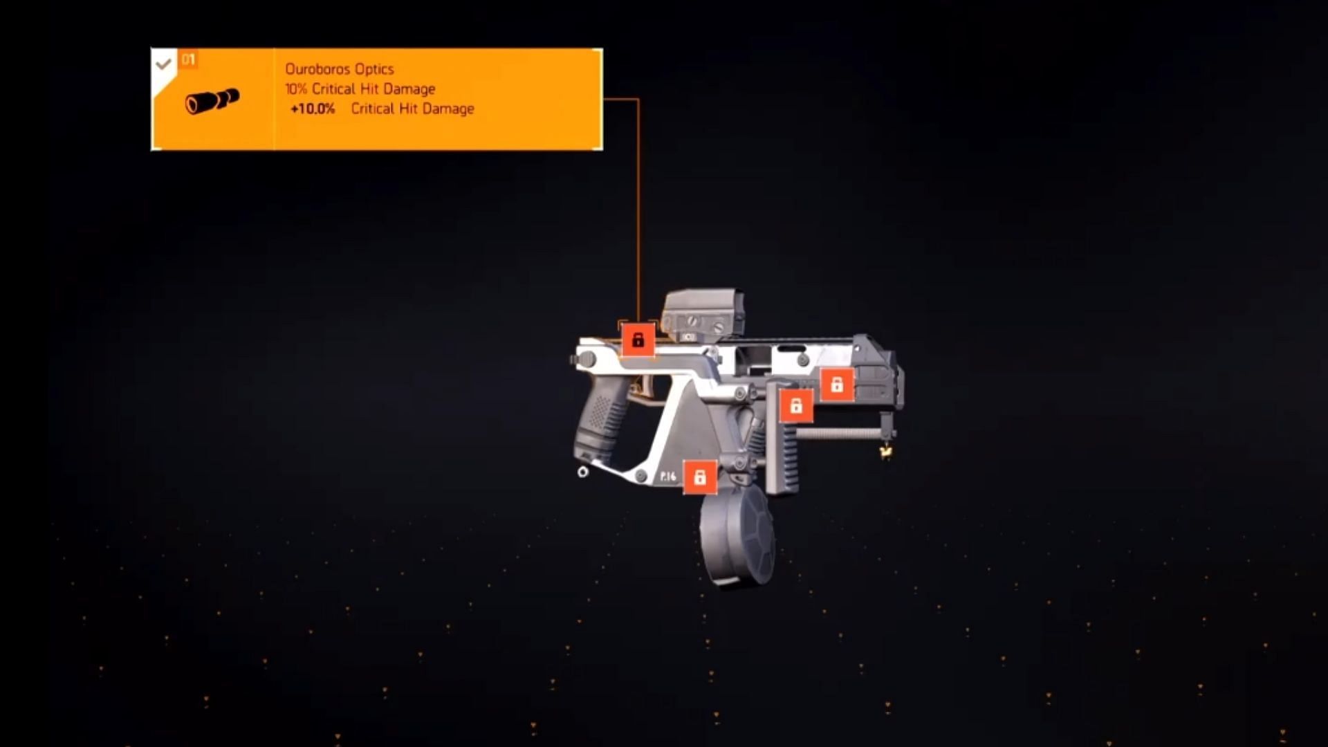 The Division 2 Ouroboros Exotic SMG