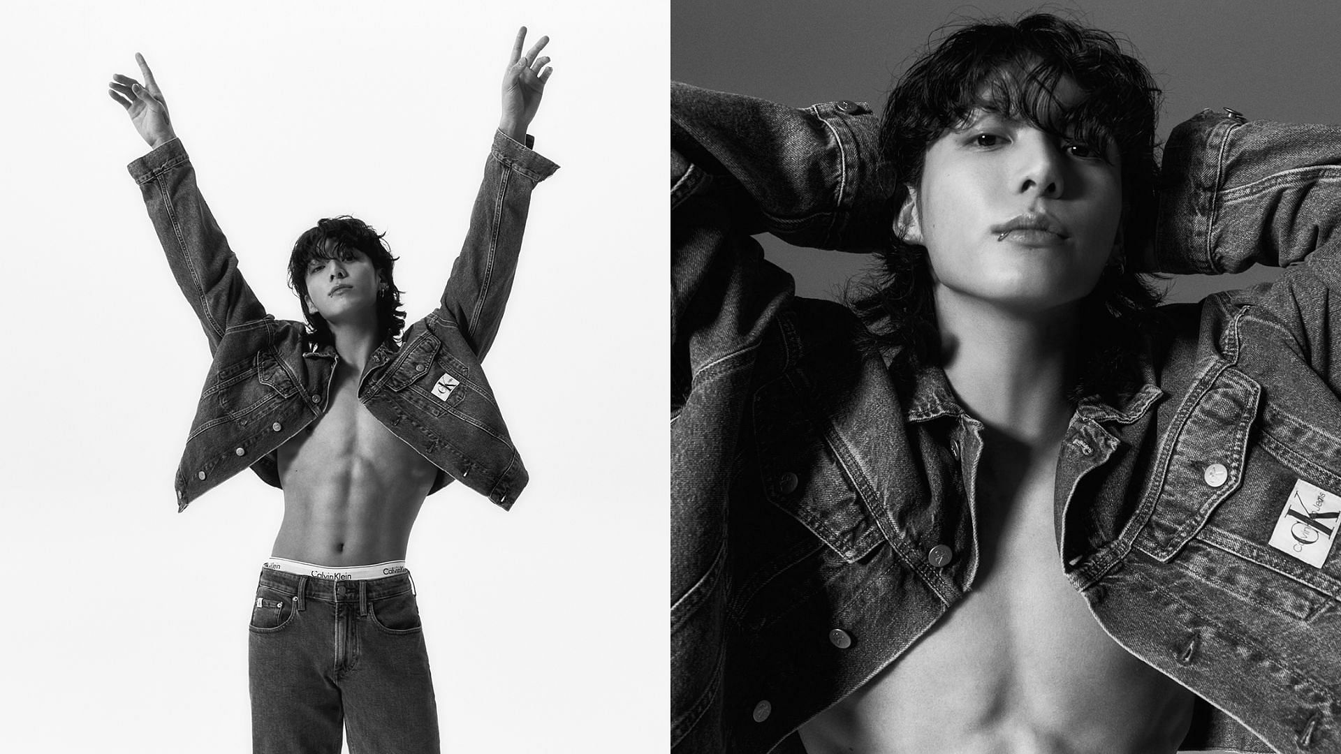 Snapped by photographer Park Jong Ha, these were the introductory pictures of the idol for Calvin Klein who appropriately called him &quot;the global icon in iconic denim&quot;. (Images via X/ @CalvinKlein)