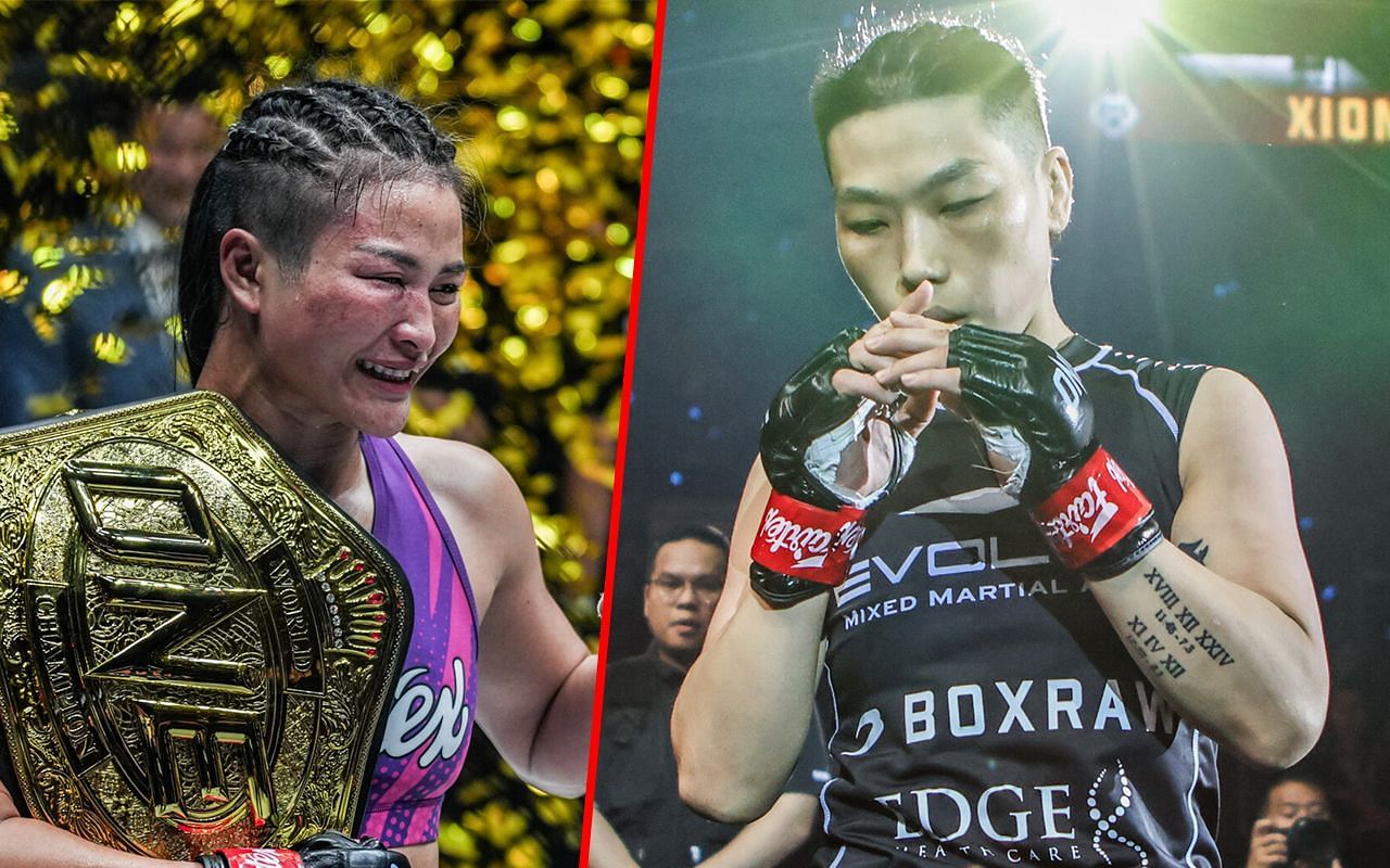 Stamp Fairtex and Xiong Jing Nan - Photo by ONE Championship