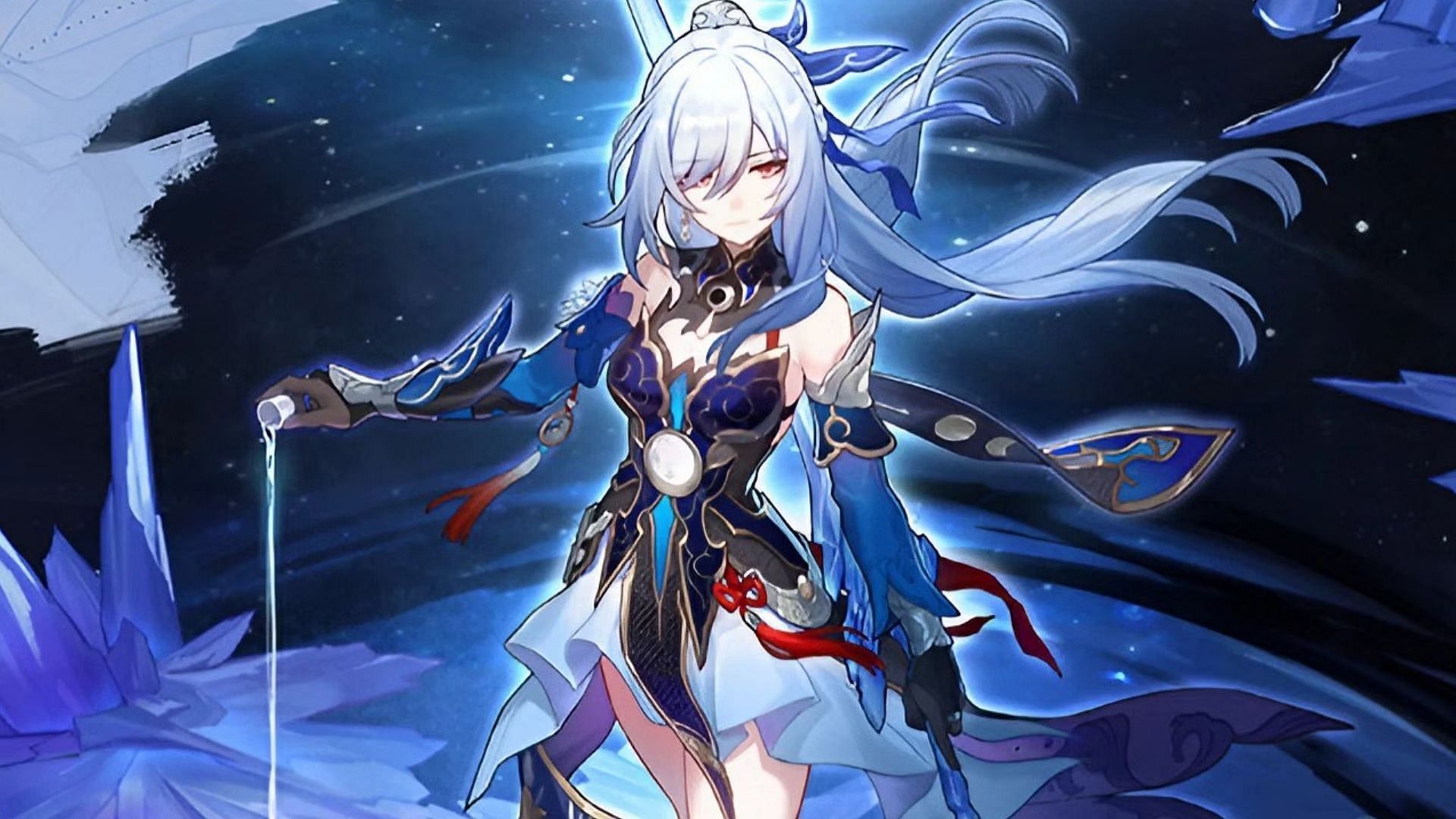 Jingliu, 5-star Destruction Ice character (Image via HoYoverse)