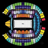 Seating Chart of the Lumen Field stadium