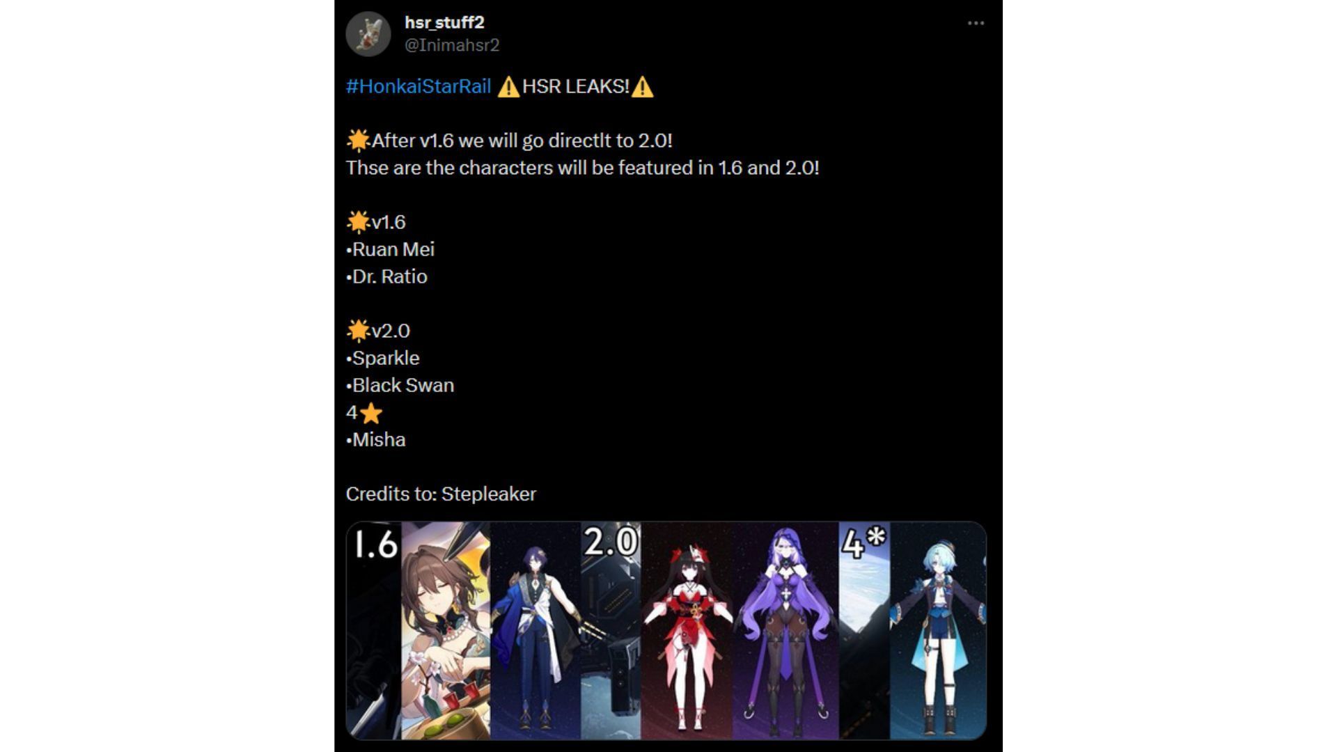 Honkai Star Rail Version 2.0 Leaks and Estimated Character Banners!