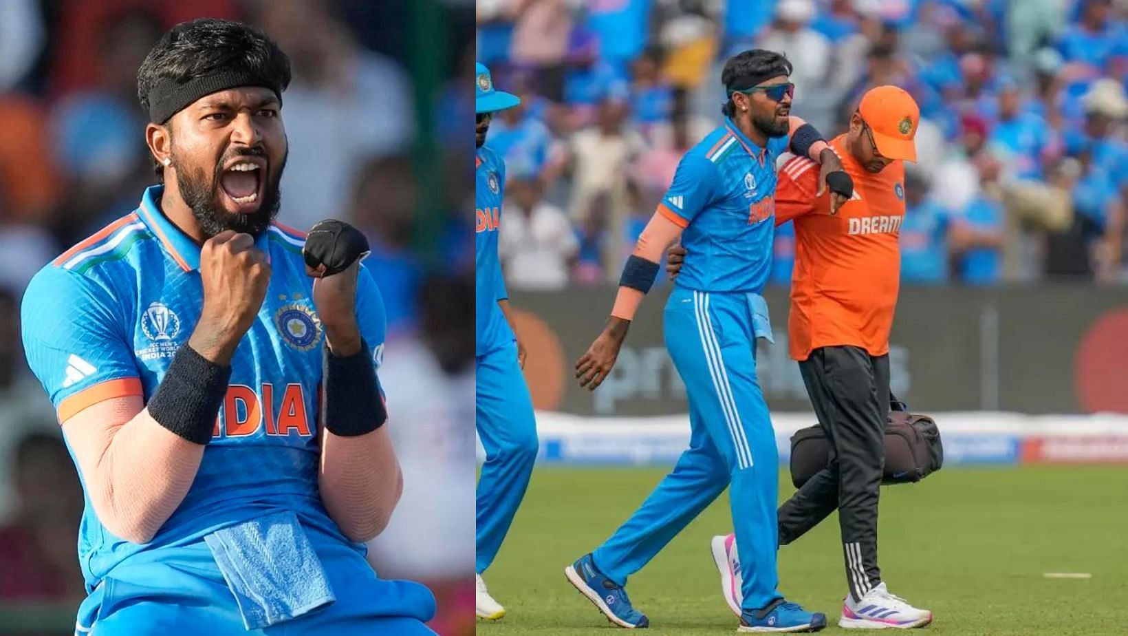 Hardik Pandya twisted his ankle vs Bangladesh.