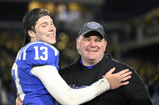 "Riley Leonard has an unbelievable amount of moxie" - Mike Elko makes case for injured QB as one of the 2023 Heisman candidates