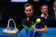 Russia's Daniil Medvedev in action at the Erste Bank Open