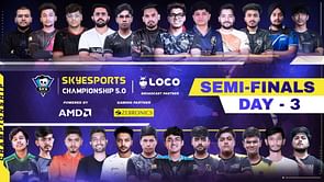 Skyesports Championship 5.0 BGMI Semifinals Day 3: Overall standings, overview, and more