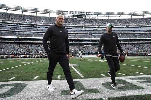 Robert Saleh during Philadelphia Eagles v New York Jets