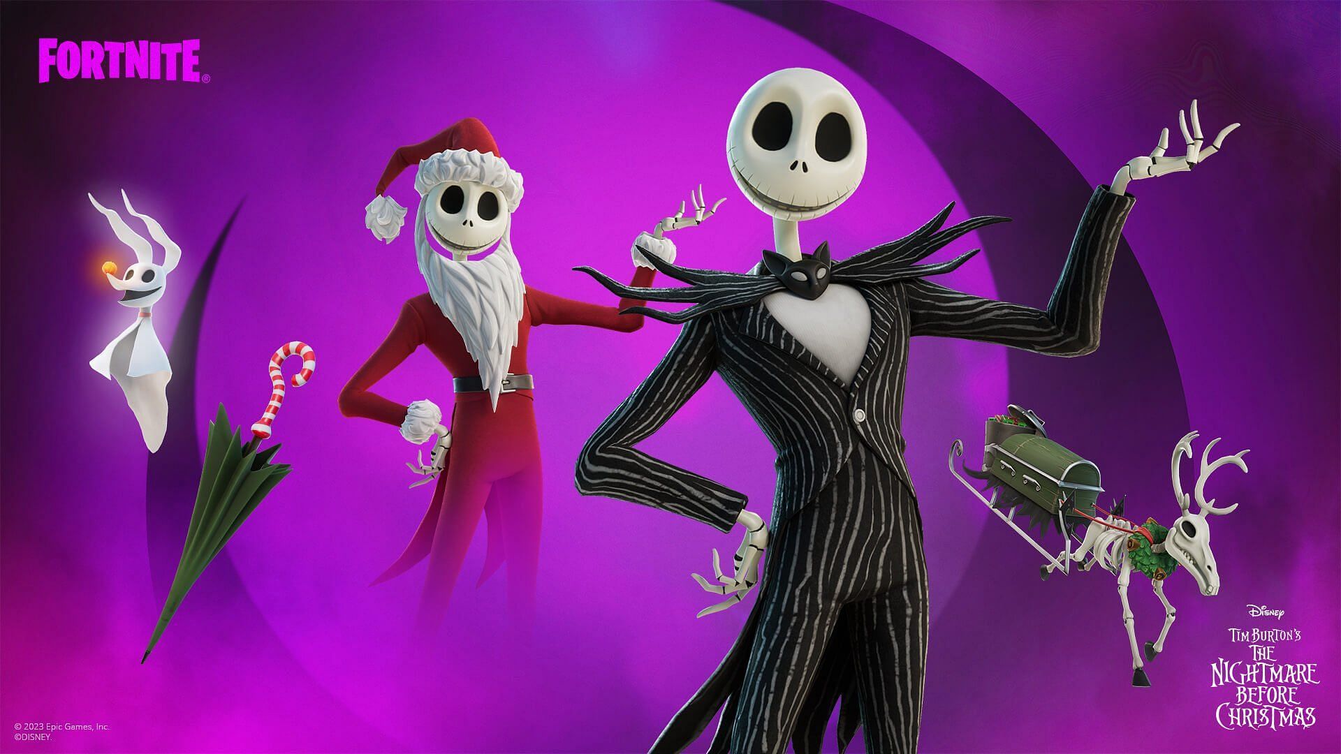 The Jack Skellington Outfit will likely be added to the Item Shop on October 13, 2023 (Image via Epic Games/Fortnite)