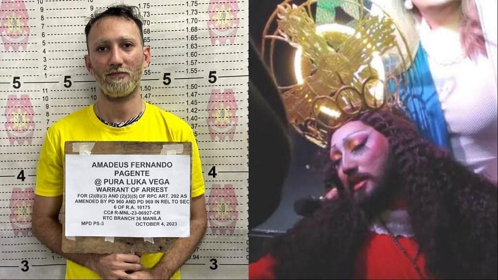 Pura Luka Vega gets arrested. Images via Twitter/@puralukavega &amp; @13thFool)