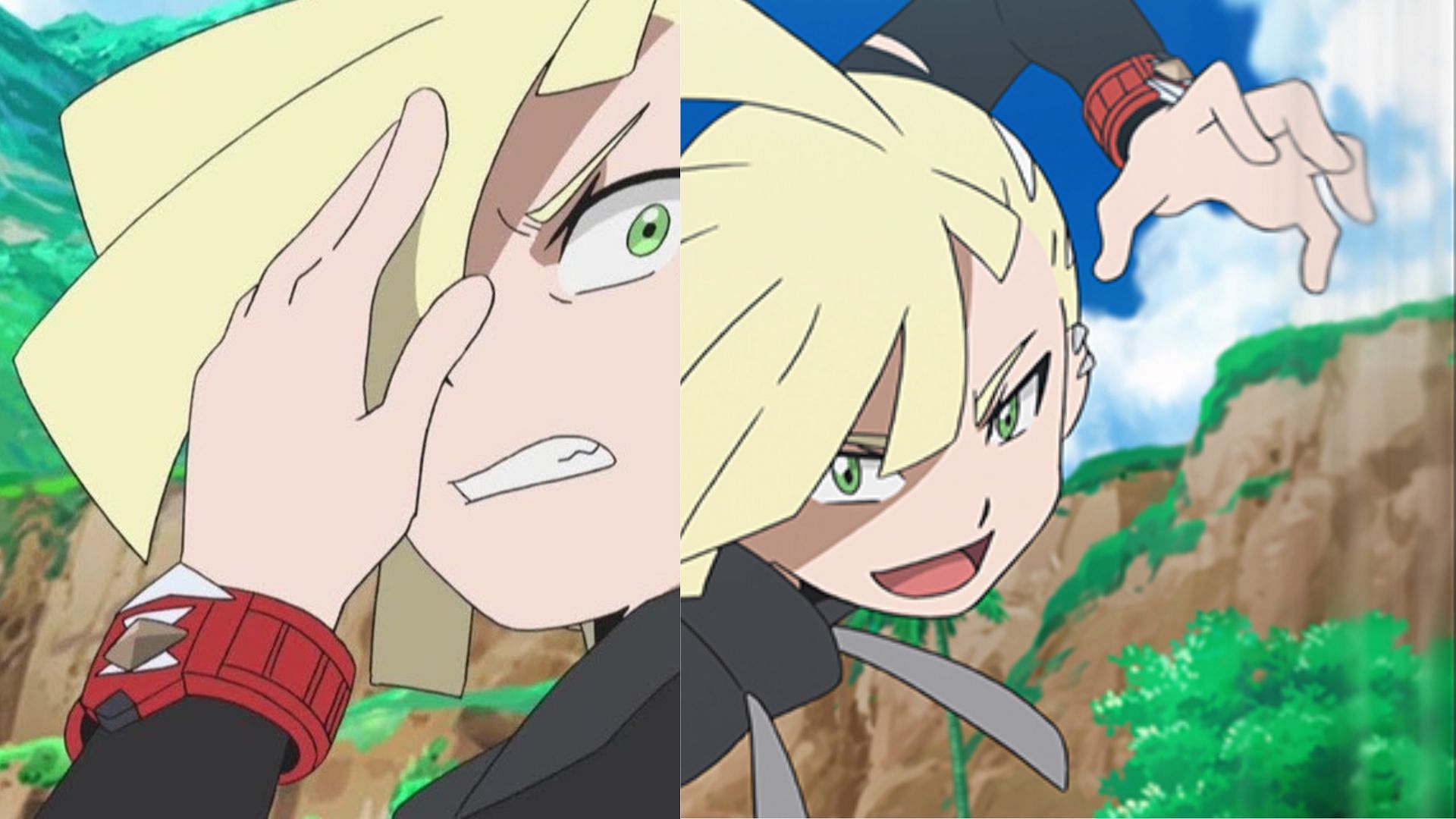 Gladion, as seen in the anime (Image via TPC)