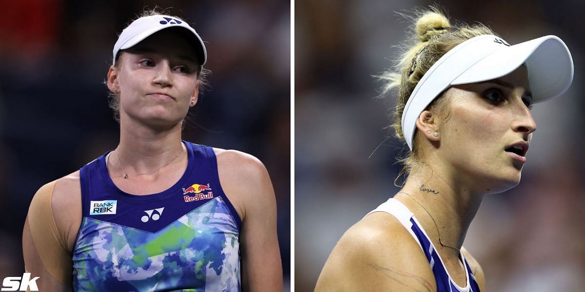Elena Rybakina and Marketa Vondrousova are both competing in the WTA Finals