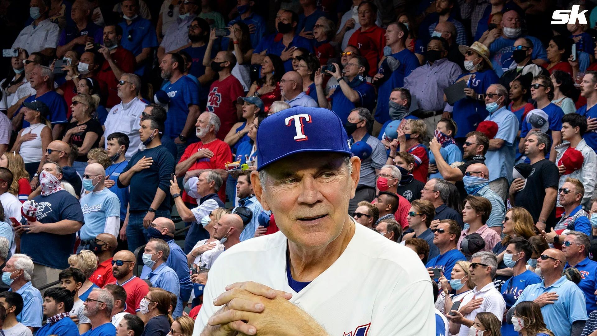 Bruce Bochy gave credit to his Rangers team
