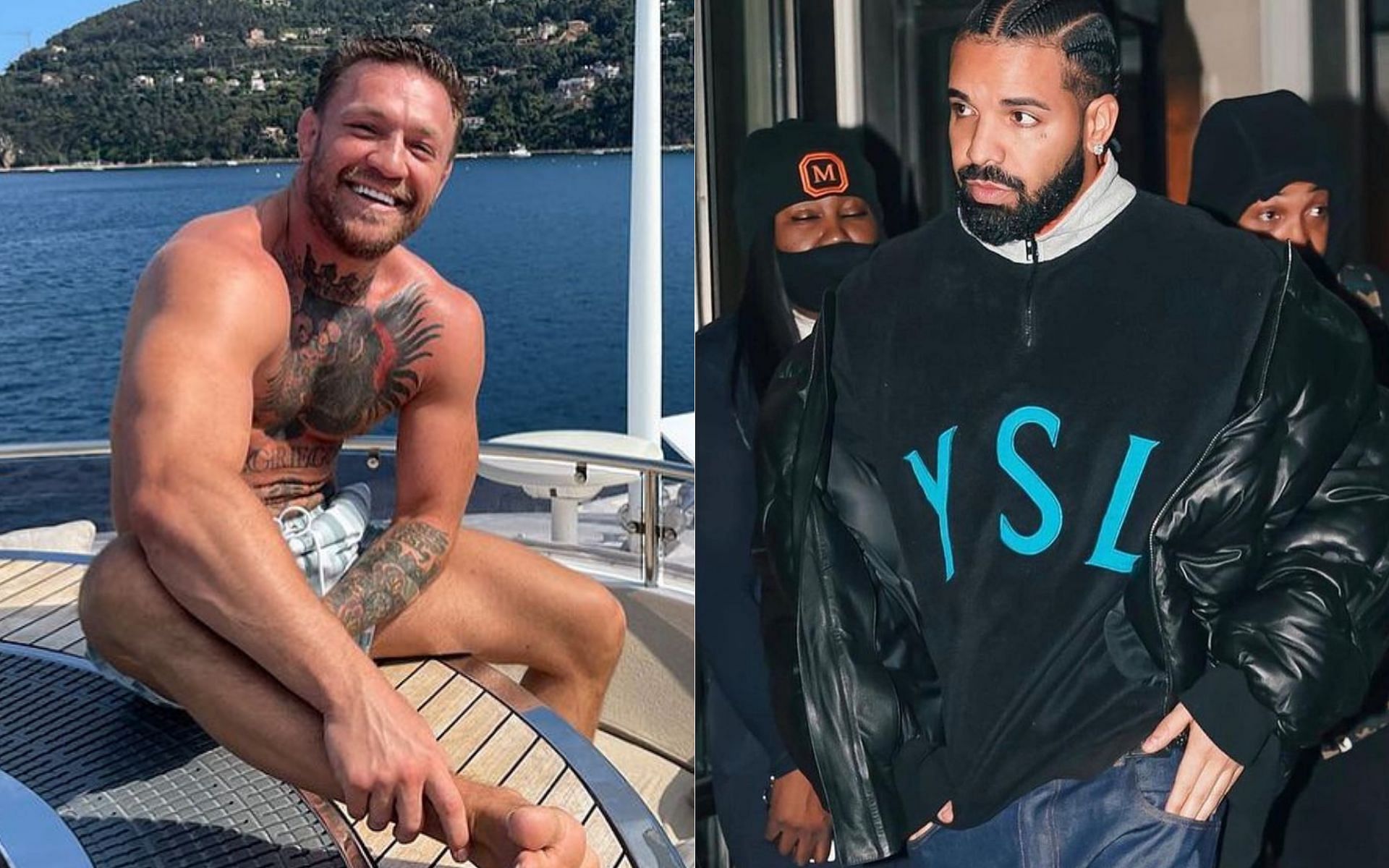 Conor McGregor (left) and Drake (right) [Image credits: @thenotoriousmma and @champagnepapi on Instagram]