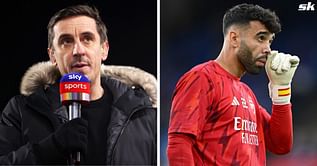Gary Neville makes u-turn on David Raya and Arsenal 'bottle merchants' claim after statement 1-0 Manchester City win