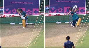 [Watch] David Warner turns right-handed batter in nets ahead of AUS vs PAK 2023 World Cup match