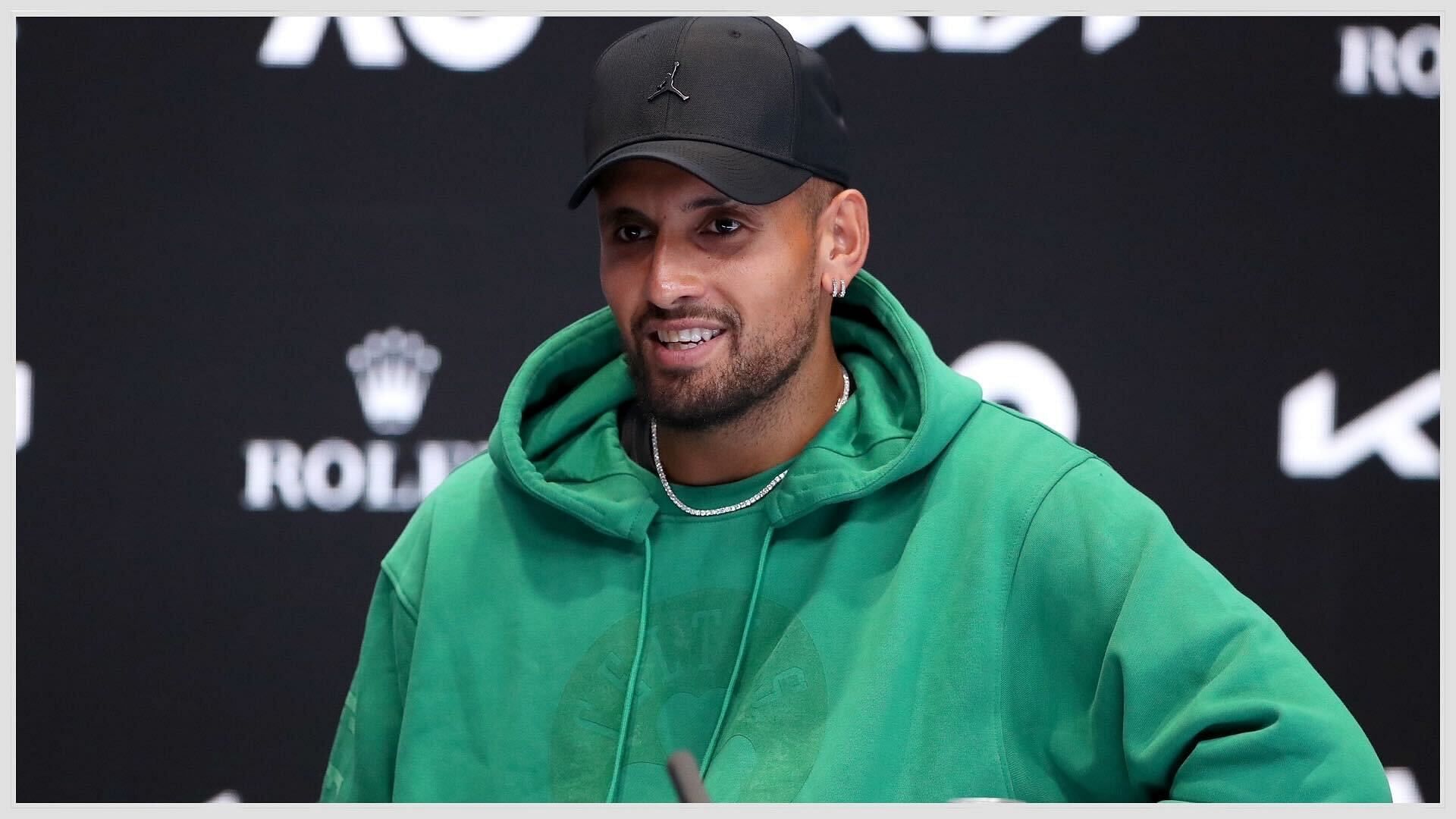 Nick Kyrgios reacts to a young fan naming him as &quot;significant person&quot; in life and highlighting his legacy