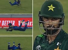 [Watch] Substitute fielder Dushan Hemantha takes a stunner to dismiss centurion Abdullah Shafique during PAK vs SL 2023 World Cup clash